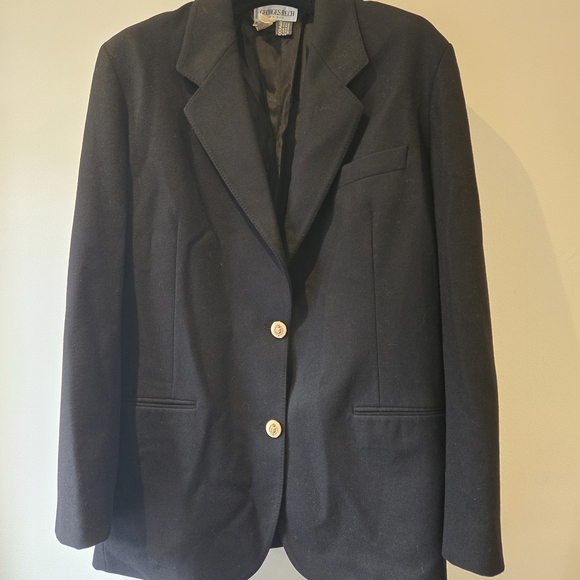 Georges Rech Vintage Women's Black Blazer Size French 40 - Picture 2 of 9